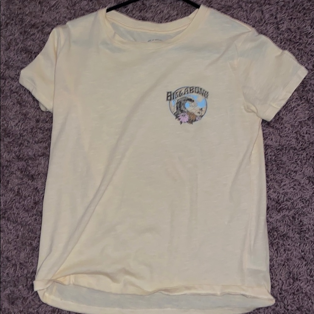 Billabong yellow shirt